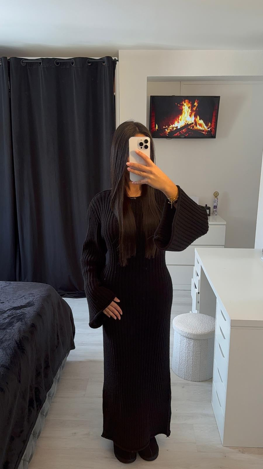 Robe Maëlys Noir