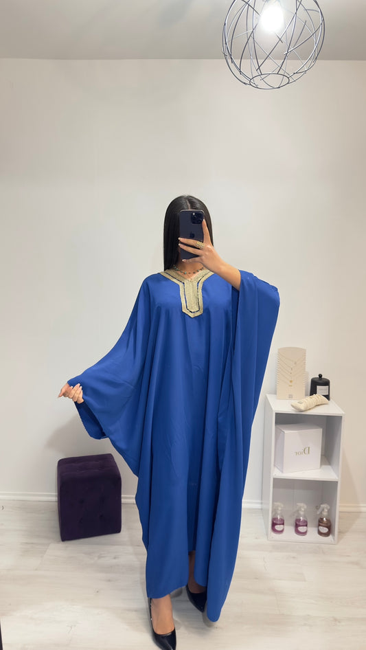 Abaya SHÉRAZADE bleue