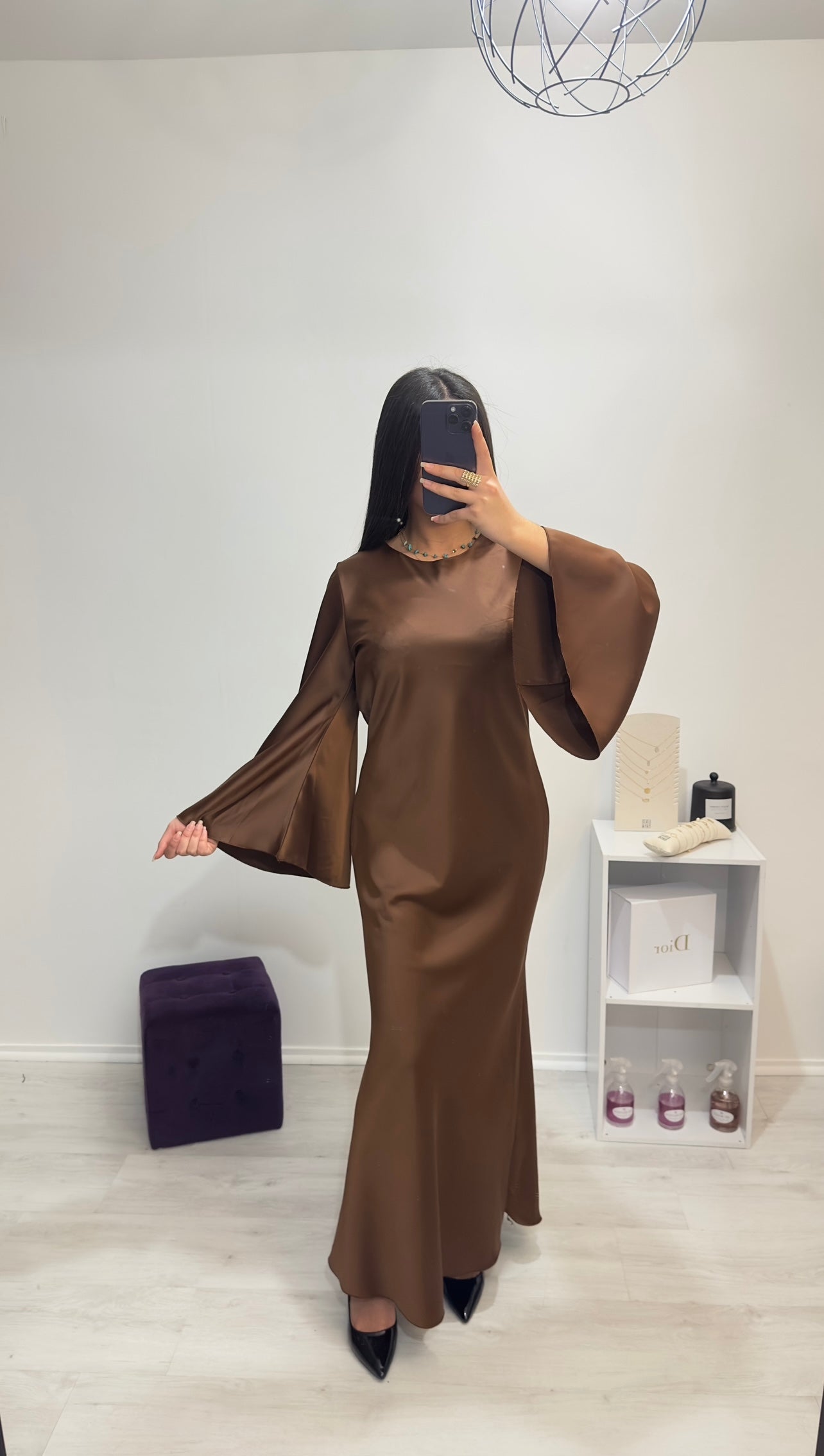 abaya JANNAH marron