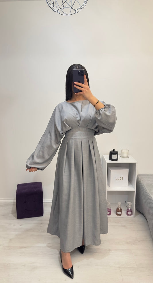 ROBE ALYA GRISE