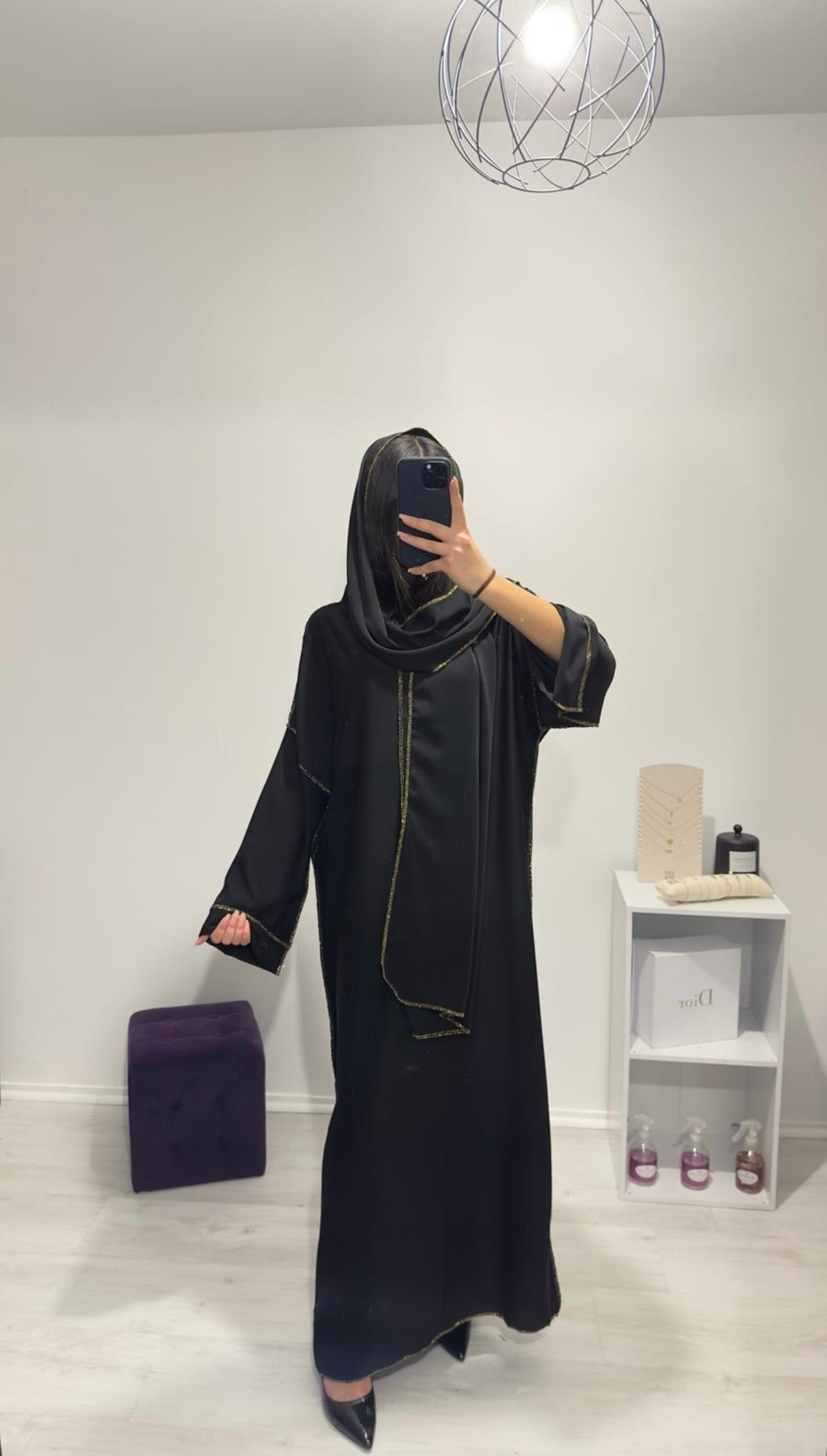 ABAYA NAWEL NOIRE