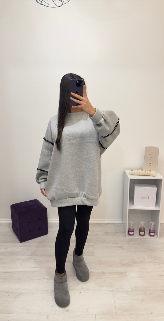 Pull Salma Gris