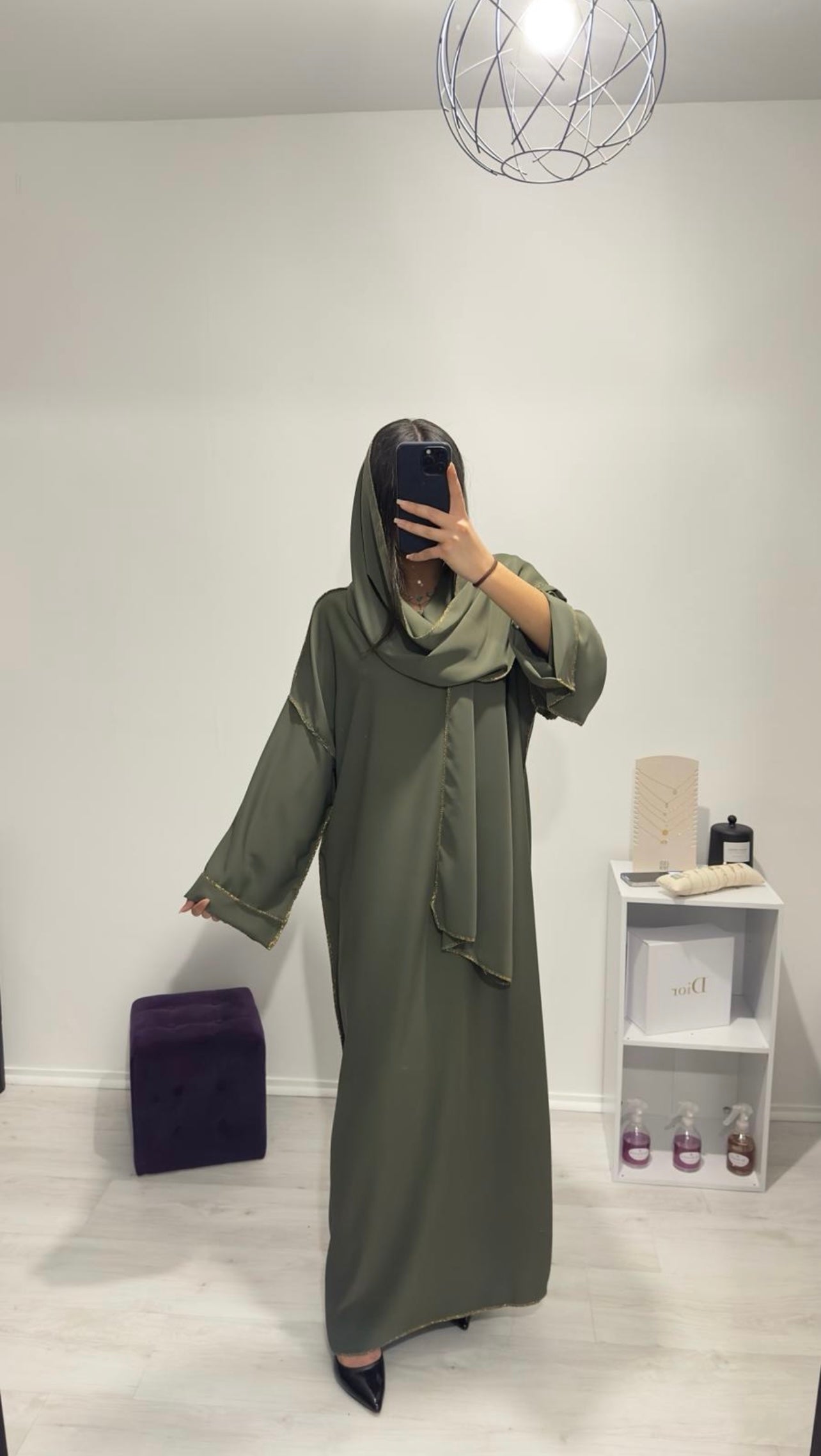 ABAYA NAWEL KAKI